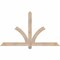 Ekena Millwork Redmond Smooth Timber Gable Bracket, Douglas Fir, 60"W x 35"H x 1 1/2"D x 3 1/2"F, 14/12 Pitch GBW060X35X0204RED00SDF - alternate 1